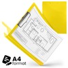 Netuno Clipboard Folder A4 with Clip Yellow DIN A4 with