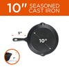 Commercial CHEF 3-Piece Cast Iron Skillet Set – 8 inch,