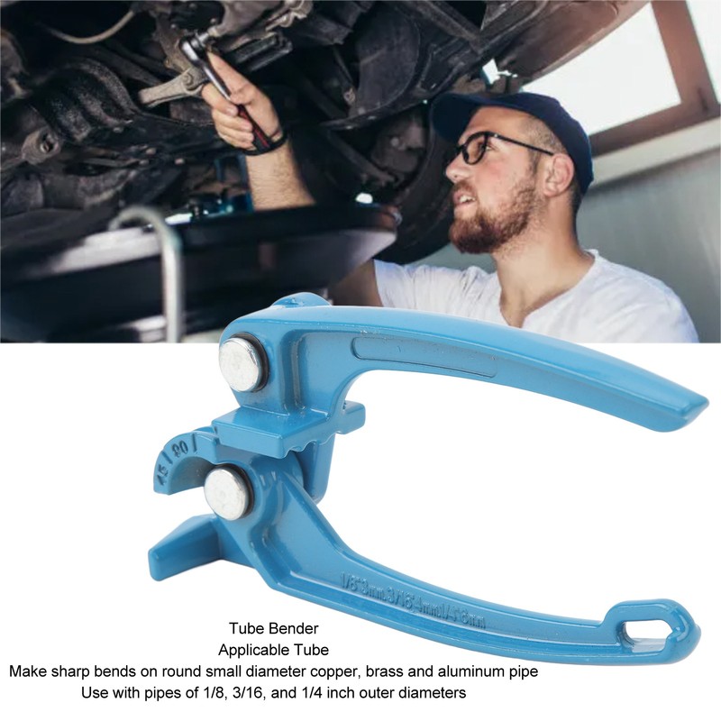 Tube Bender Compact 1/8in 3/16in 1/4in Manual Tubing Bender Tool