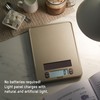 Taylor Light Powered Digital Kitchen Scale, Coffee Husk Blend Material,