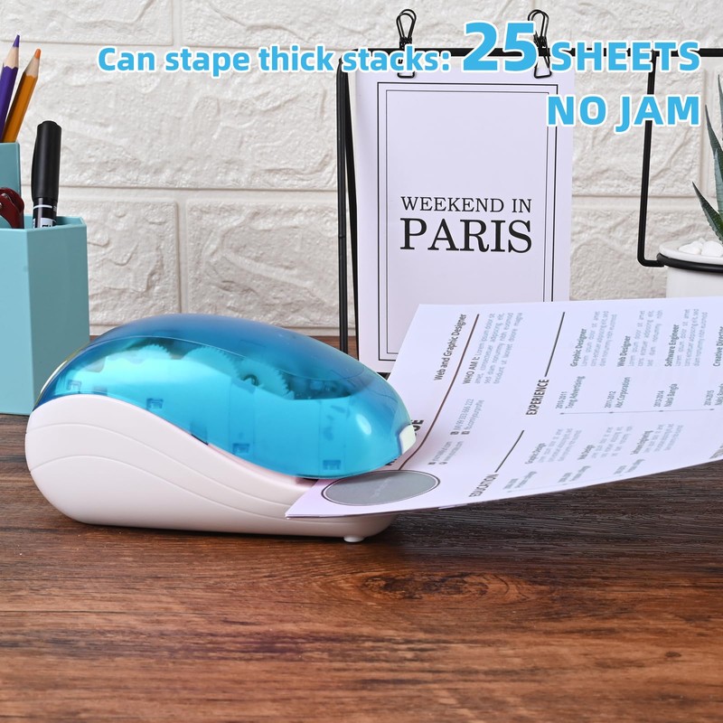 Craftinova Electric Stapler,Including 2000 Staples and 1 Staple Remover, Suitable