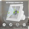 RLOZUI Bathroom Exhaust Fan 110 CFM 1.0 Sones Quiet Operation,