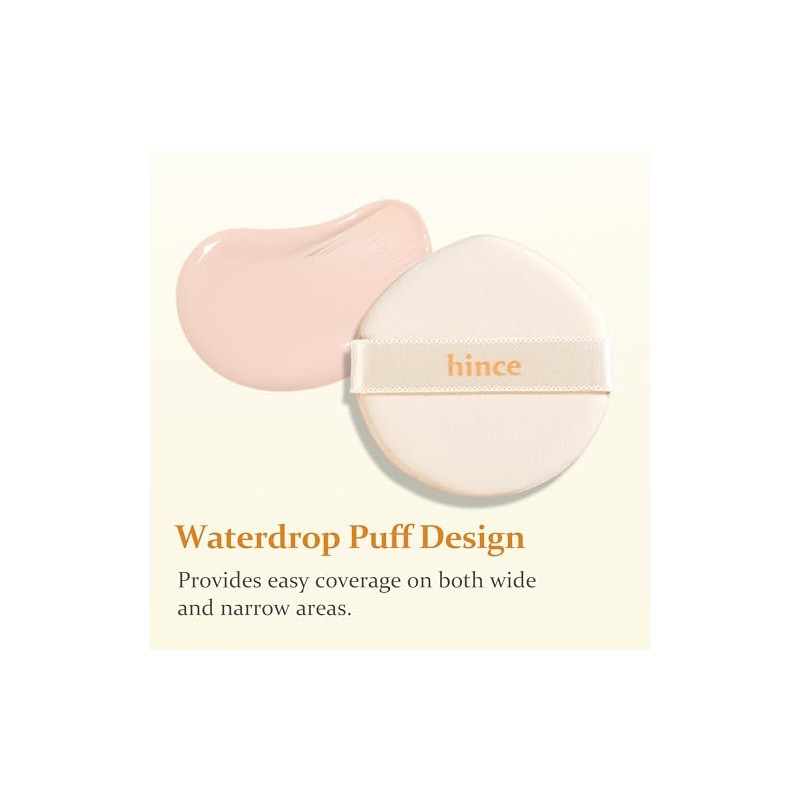 hince Second Skin Glow Cushion-12g | Skin Foundation dewy, glow,