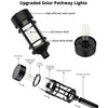 ILANCK Solar Lights Outdoor Waterproof, 8 Pack Solar Pathway Lights