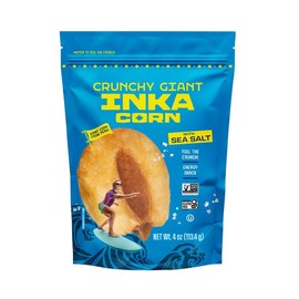 Inka Corn Nuts, Gluten Free Roasted Giant Corn, Original Flavor, 4 Ounce (Pack of 3)