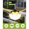 YXL 16000LM 130W Construction String Lights, 100FT Industrial LED String