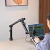 VEVOR Microphone Boom Arm with Desk Mount, 360° Rotatable, Adjustable