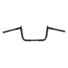 motor_parts2024 12" Hanger Bars Handlebars Black For Harley Touring Street