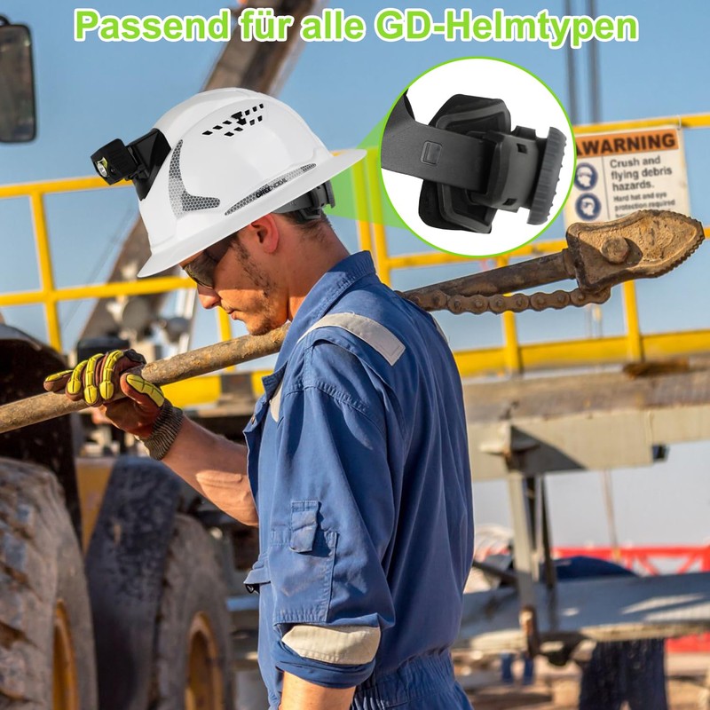 GREEN DEVIL Replacement set ratchets are important for helmet fixation.