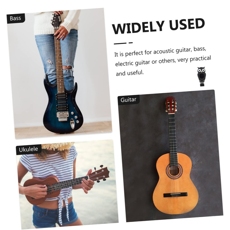 SUPVOX Cartoon Owl Guitar Tuner Clip-On Professional Tuning Tool for