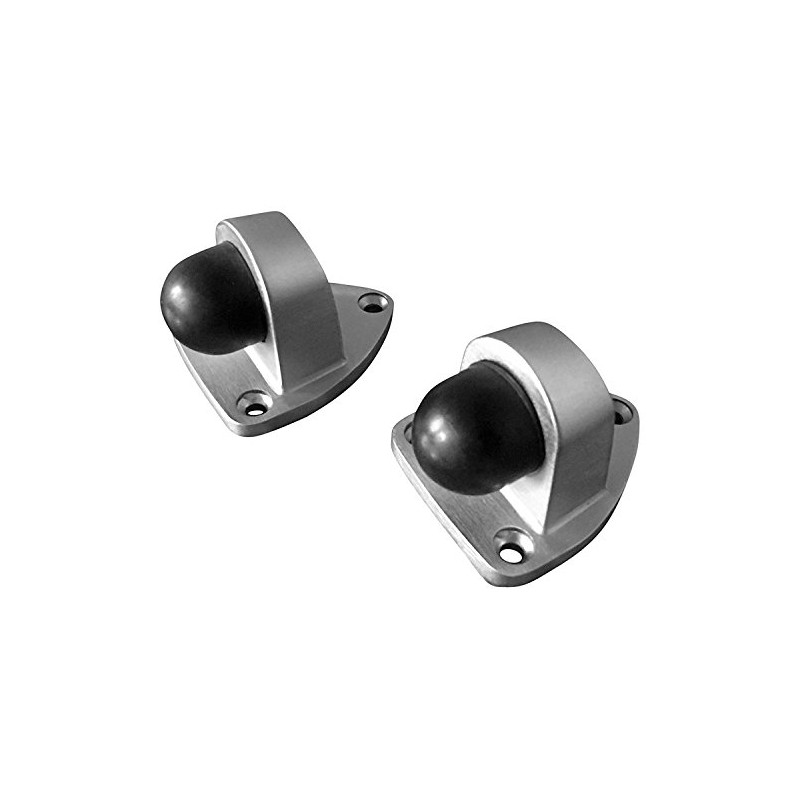 Shepherd Hardware Tope de puerta de montaje en suelo resistente