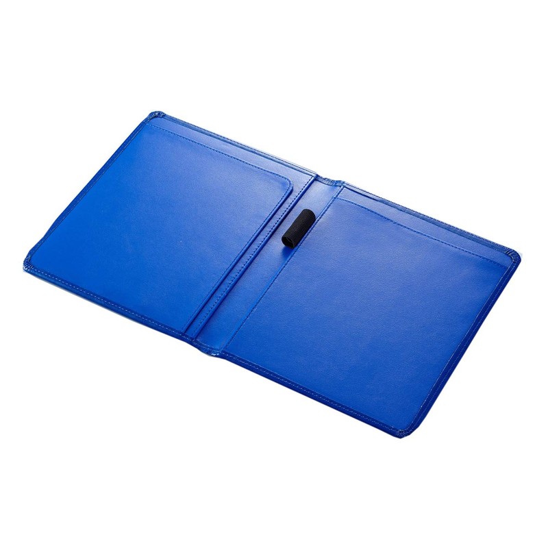 Gulfstream Report Pad & Note Folder PU Leather A5 Navy