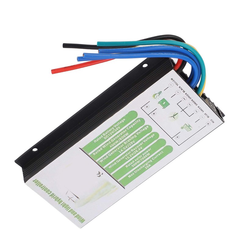 Wind Solar Hybrid Charge Controller 12V 24V Battery Auto PWM