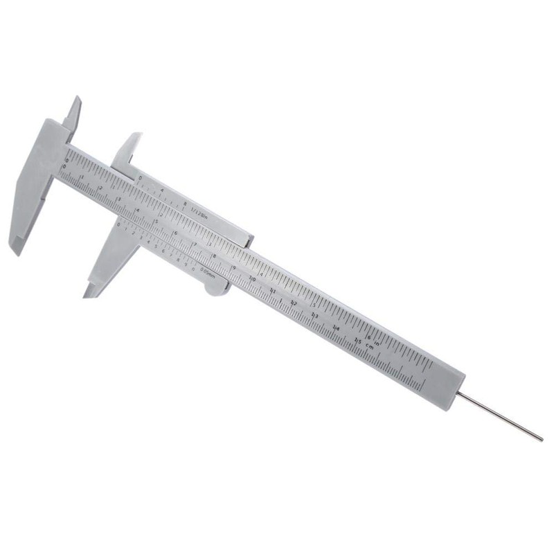 150mm Calibrador Vernier, Calibradores Vernier de Plástico con Conversión de