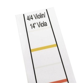Boerunid 4/4 Violin Fretboard Sticker Fingerboard Marker Fiddle Learn Note Chart Tape 4Pcs