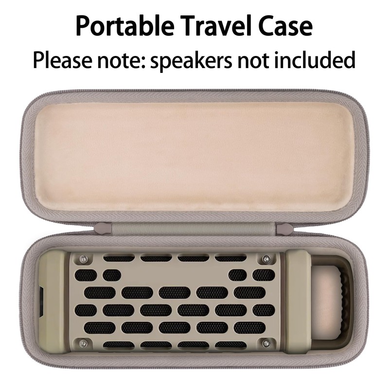 co2CREA for Turtlebox Ranger Speaker Hard Carrying Travel Case, Sand