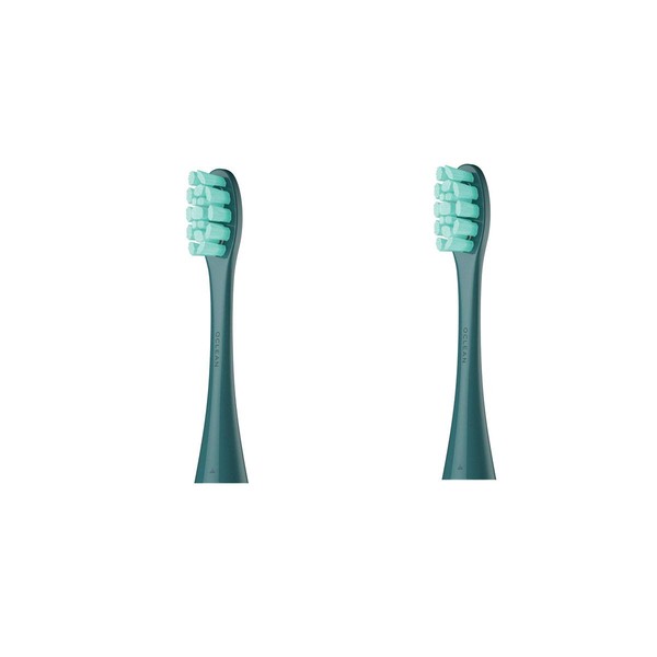 Oclean PW09 Replacement Brush Head for Oclean XPro, Compatible with All Oclean Electric Sonic Toothbrushes, Standard Cleaning (Green) - 2 Pack