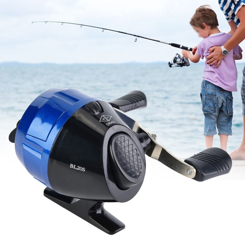 Blue Casting Spinning Reel Inner Line shooting Fish Wheel Closed