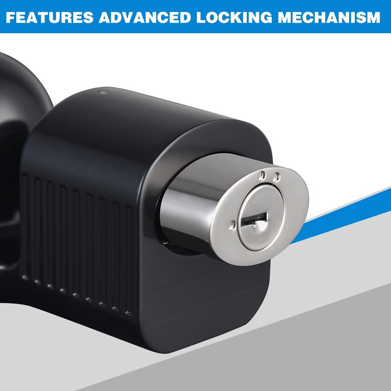 TOPSHINE Trailer Hitch Lock Anti-Theft, Fits 1-7/8", 2", and 2-5/16"