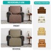 Easy-Going Waterproof Oversized Recliner Chair Sofa Cover with Pocket, 1-Piece