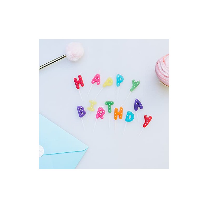 Papyrus Birthday Candles, Happy Birthday Toothpicks (13-Count)