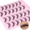 False Eyelashes Wispy Lashes Natural Look Fake Eyelashes Fluffy Strip