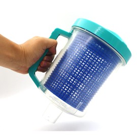 Inline Pool Leaf Canister, Pool Leaf Catcher for Pool Vacuum with 2 Skimmer Socks, for Pool Spa Swimming Pool Cleaner