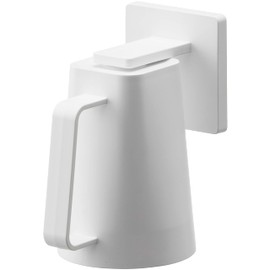 Yamazaki 5957 Film Hook, Magnetic Tumbler, White, When Stored: Approx. W 2.8 x D 3.9 x H 4.5 inches (7 x 10 x 11.5 cm), Mist MIST Toothpaste Cup, Storage