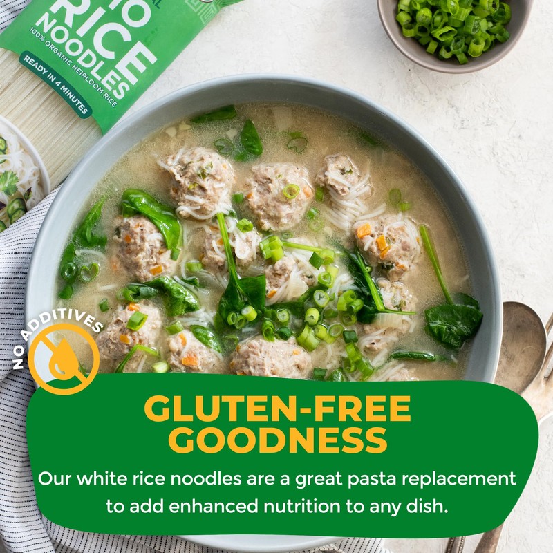 Lotus Foods Organic Traditional Pho Rice Noodles - Gluten Free
