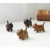 WOWTAC Cat Figurine, Wooden, Cat Goods, Gardening Cats, Gift Box