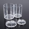 Clear Acrylic Cotton Swab Holder Makeup Cotton Pads Container with