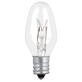 Volteck FI-50T, Focos incandescentes transparentes, base E12, 7.5watts, 50pzas