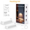 Fuligent Motion Sensor Night Light, 1800mAh Rechargeable Battery Operated Step