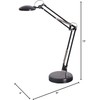 Tensor 10C-005 Portable LED Architect Desk Lamp with Clamp Attachment,