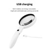 LED Magnifying Glass Set USB Charging Handheld Magnifier with Lights