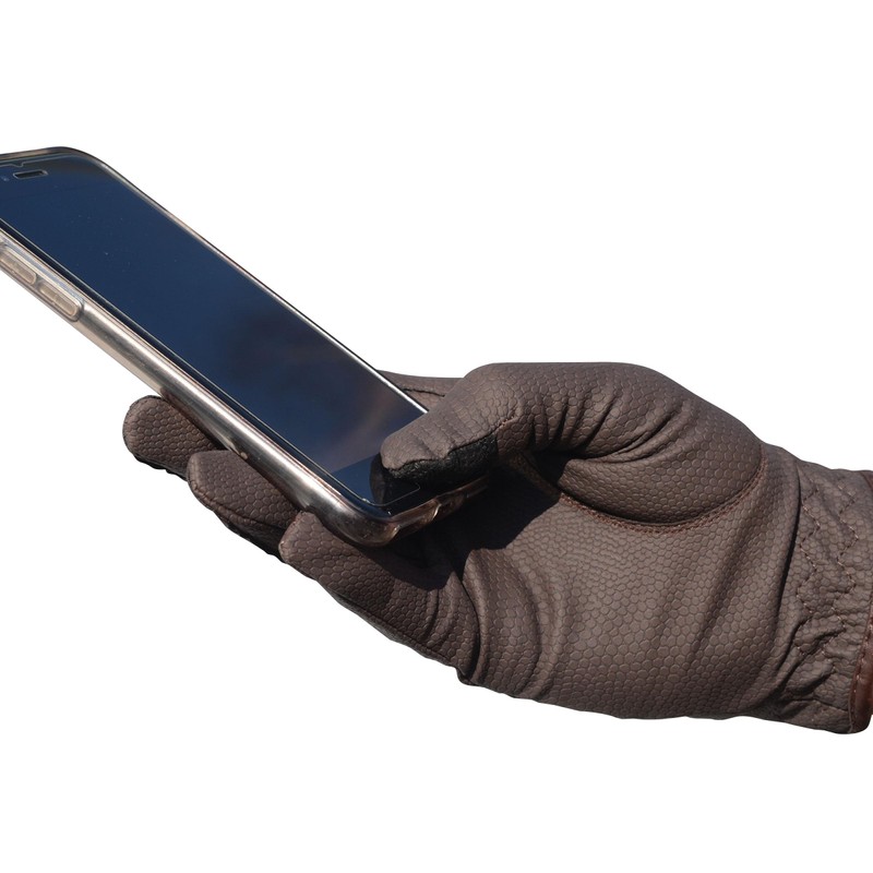 Dublin Everyday Touch Screen Compatible Riding Gloves - Brown