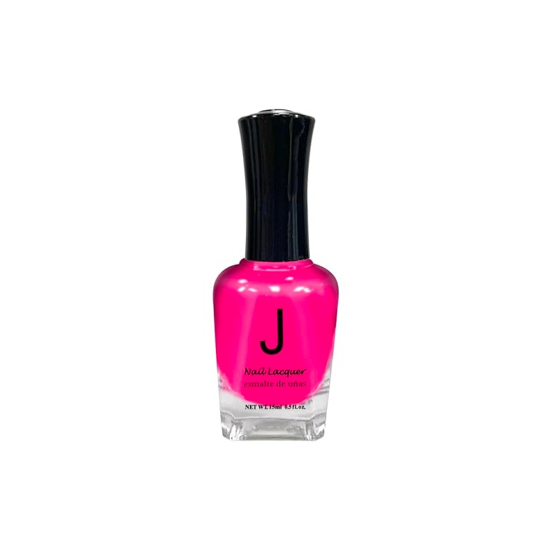 J Nail Polish #008 Neon Fuchsia (Pack of 1)