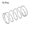 sourcing map Compression Spring,304 Stainless Steel,18mm OD,1mm Wire Size,9mm Compressed