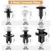 100Pcs Car Body Trim Clips, Car Retainer Clips, Auto Body