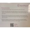 ClearMask, LLC Reusable Face Mask Cover With Visible Transparent Clear