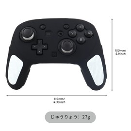 RALAN Switch 2 Pro コントローラー保護ケース シリコン製 ジョイスティックカバー2個付き ピンク 滑り止め加工 人間工学に基づいた設計 快適なジョイスティック