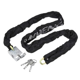 Metal Extra Long Chain Lock Padlock Safety Lock for Motorcycle Bicycle Scooter Moped Quad (M (85 cm)