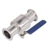 Sanitary Ball Valve Stainless Steel Quick Install Water Clamp Valve
