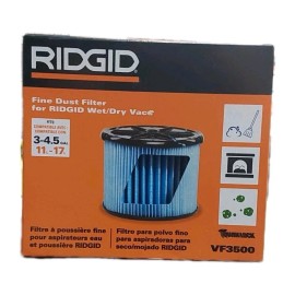 RIDGID Wet/Dry Shop Vacuums NEW! RIDGID Shop Vac Filter Replacement for Most 3-4.5 Gal RIDGID Wet Dry VACUUM