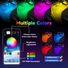 GZ5CG Car Footwell Lights 72 SMD Interior Ambient Lights Multicolor