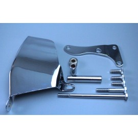 espeedpro21 SBC Small Block Chevy 350 400 Alternator Bracket 1969-75 Long Water Pump Chrome