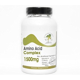 Naturetition Supplements Amino Acid 1500mg Complex ~ 200 Capsules - No Additives