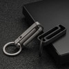 KeyUnity KM11 Titanium Carabiner, Keyring Included, S-Shaped Carabiner, Belt Loop,