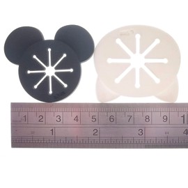 Cooplay 20 SET Mouse and Cat Sock Rings Holders, Cute Sock Clips, Locks Washing Sorters Laundry Storage Organization for Washing, Dryer Machine, Soft Rubber Sock Keepers