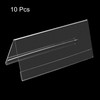 PATIKIL 7 x 3.12inch Acrylic Name Plate Holders Desk Sign